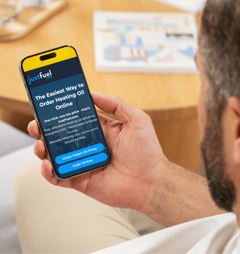 ordering home heating oil online with justfuel.com